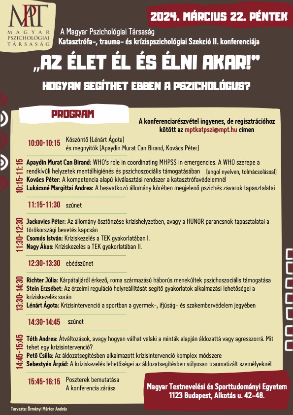 Az élet él és élni akar! Hogyan segíthet ebben a pszichológus?